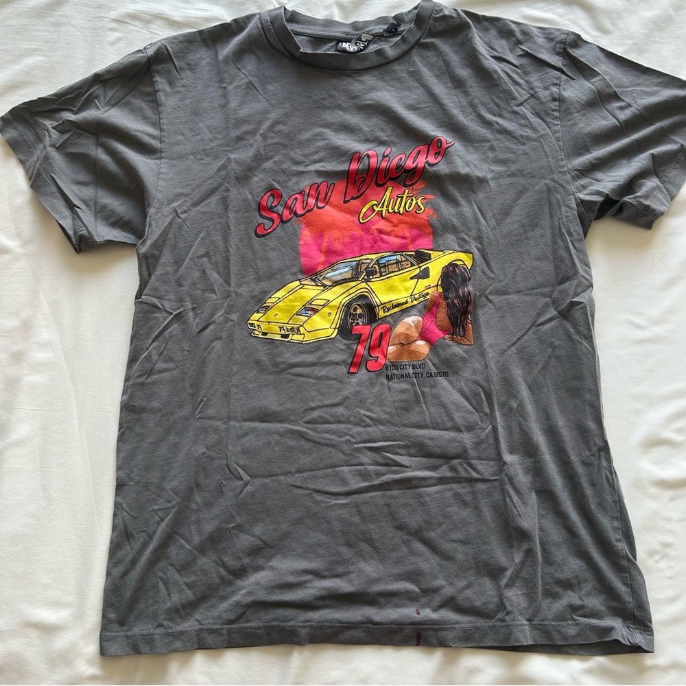Reclaimed Vintage oversized car tshirt. M but fits like L